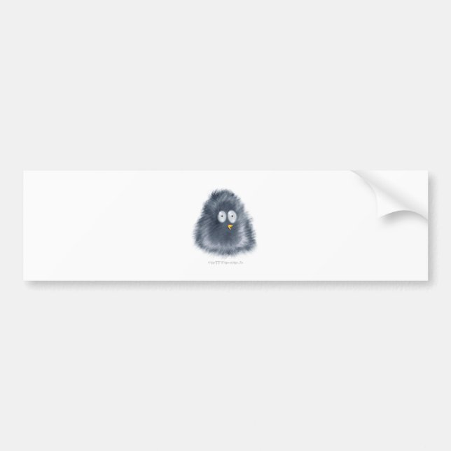 Autocollant De Voiture Petite créature de pingouin (Devant)