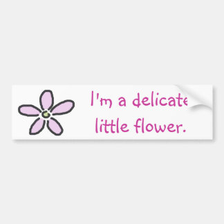 Autocollant De Voiture Petite fleur sensible