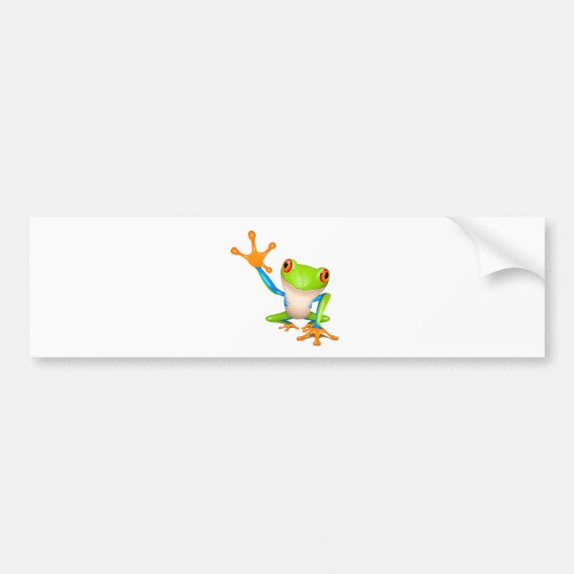 Autocollant De Voiture Petite grenouille (Devant)