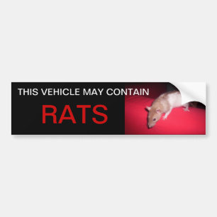 Autocollant De Voiture peut contenir des rats