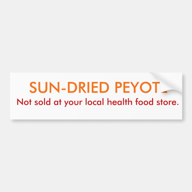 Autocollant De Voiture Peyotl ! (Devant)