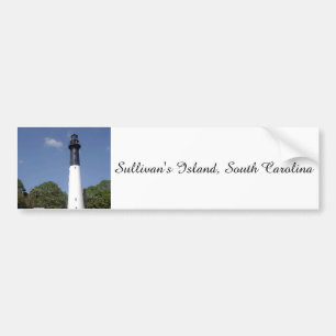 Autocollant De Voiture Phare de l'île de Sullivan