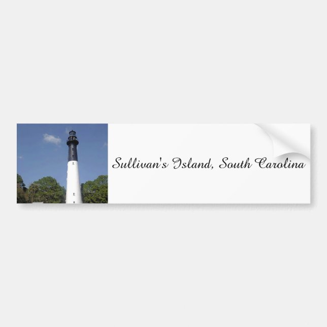 Autocollant De Voiture Phare de l'île de Sullivan (Devant)