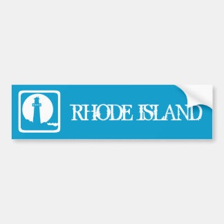 Autocollant De Voiture Phare d'Île de Rhode