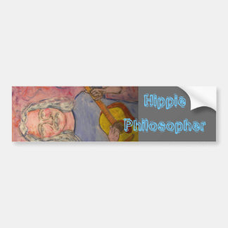 Autocollant De Voiture Philosophe hippie