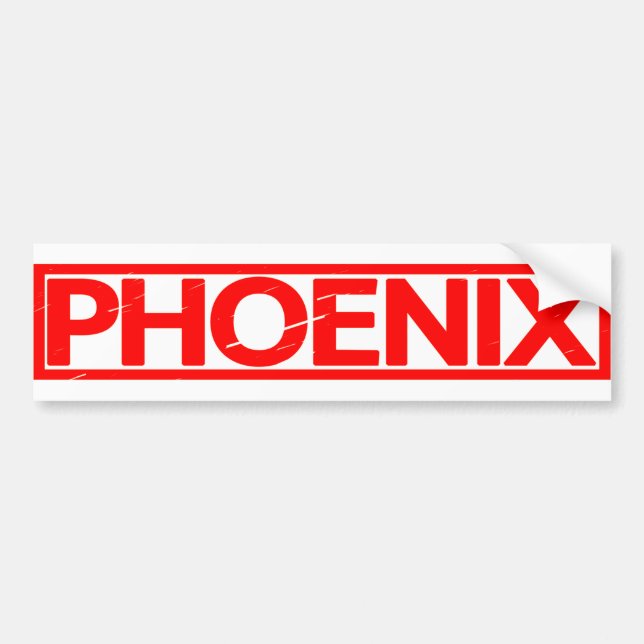 Autocollant De Voiture Phoenix Stamp (Devant)