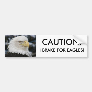 Autocollant De Voiture Photo de portrait d'Eagle chauve