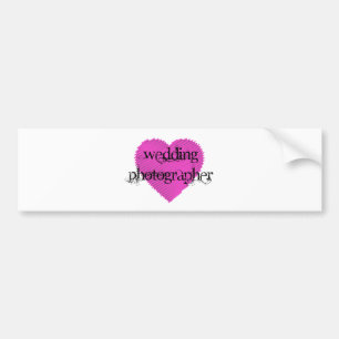 Autocollant De Voiture Photographe mariage