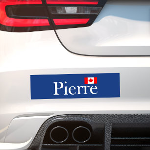 Autocollant De Voiture Pierre Poilievre avec drapeau officiel du Canada f