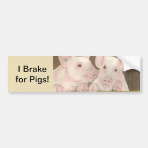 Autocollant De Voiture Piglets