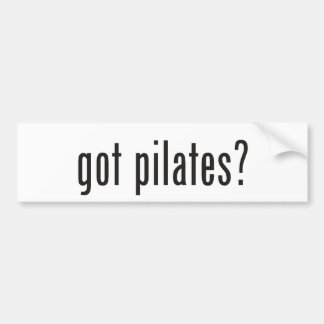 Autocollant De Voiture pilates obtenus ?