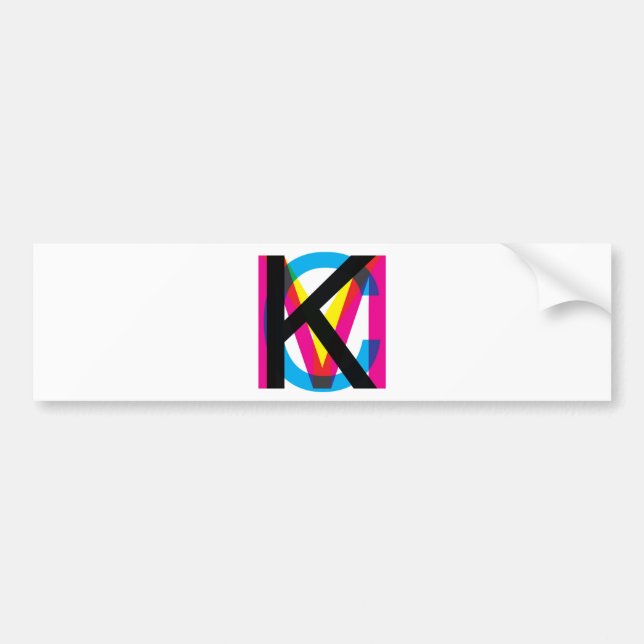Autocollant De Voiture Pile de CMYK (Devant)