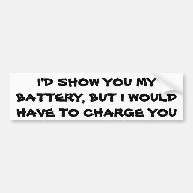 Autocollant De Voiture Pilote de batterie (Devant)