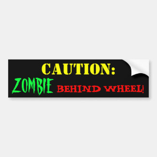 Autocollant De Voiture Pilote Zombie