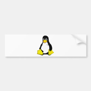 Autocollant De Voiture Pingouin Linux Tux