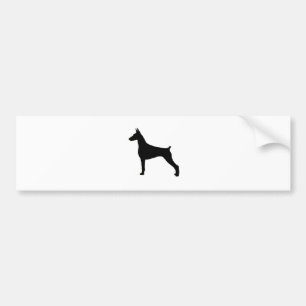 Autocollant De Voiture pinscher de dobermann