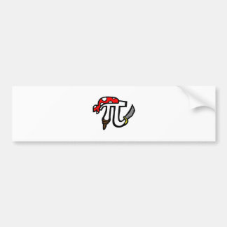 Autocollant De Voiture Pirate de pi