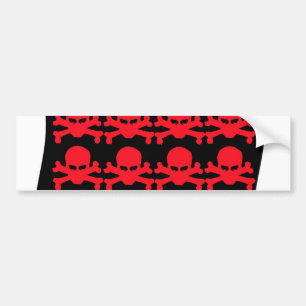 AUTOCOLLANT DE VOITURE PIRATE PARROTS