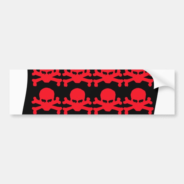 AUTOCOLLANT DE VOITURE PIRATES (Devant)
