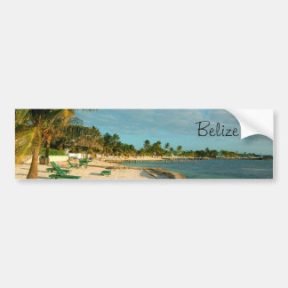 Autocollant De Voiture Plage BumperSticker de Belize