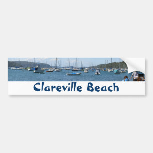 Autocollant De Voiture Plage de Clareville