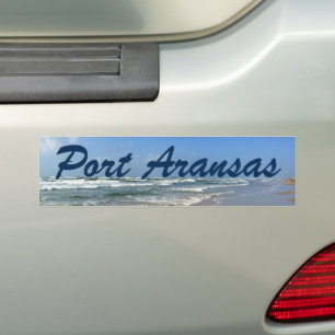 Autocollant De Voiture Plage de Port Aransas Texas