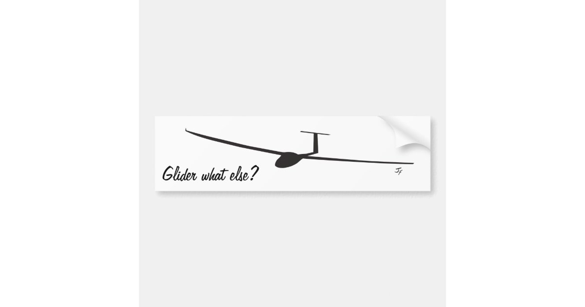 Autocollant Planeur Pilote - Sticker Mural Voiture - PVC Amovible - Diverses Tailles