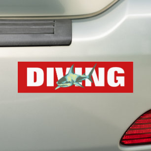 Autocollant De Voiture plongée - requins