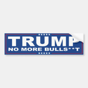 Autocollant De Voiture Plus de Bull - Blue Trump -.png