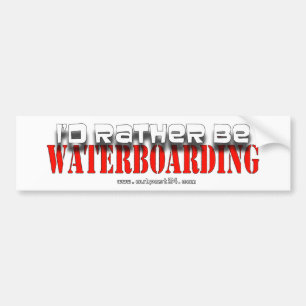 Autocollant De Voiture Plutôt B Waterboarding