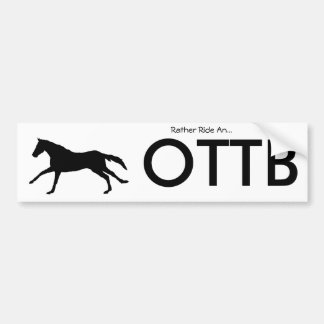 Autocollant De Voiture Plutôt tour OTTB