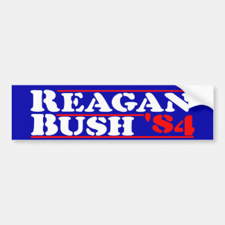 Autocollant De Voiture Pochoir de Reagan Bush '84