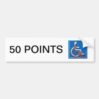 Autocollant De Voiture Points d'handicap