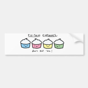 Autocollant De Voiture poison-petits gâteaux