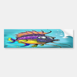 Autocollant De Voiture Poisson arc-en-ciel