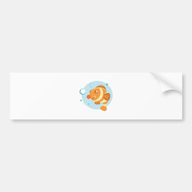 Autocollant De Voiture Poissons de bulle (Devant)
