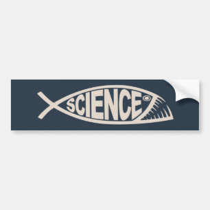 Autocollant De Voiture Poissons de la Science II