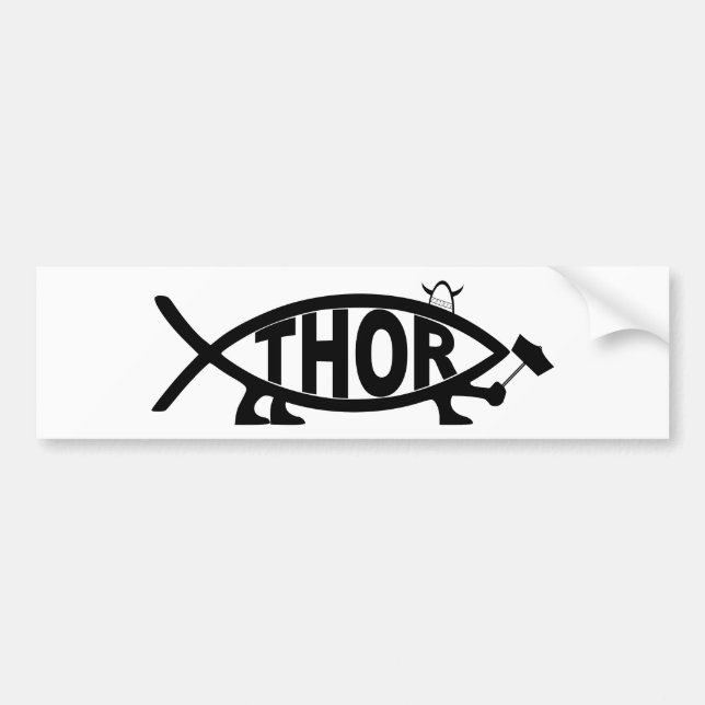 Autocollant De Voiture Poissons de THOR (Devant)