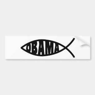Autocollant De Voiture Poissons d'Obama