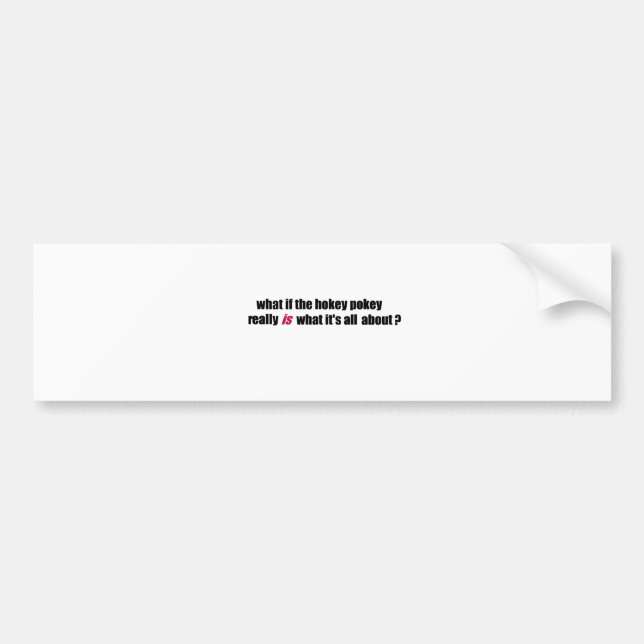 Autocollant De Voiture Pokey à l'eau de rose (Devant)