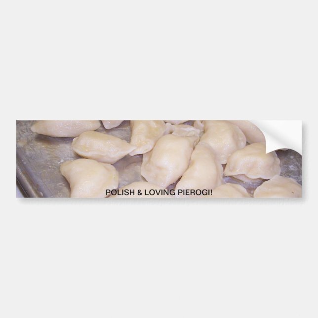 AUTOCOLLANT DE VOITURE POLI ET PIEROGI (Devant)