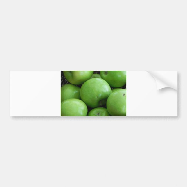 Autocollant De Voiture Pommes vertes (Devant)