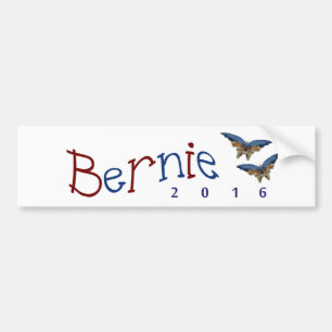 Autocollant De Voiture Ponceuses 2016 de Bernie - papillons pour Bernie