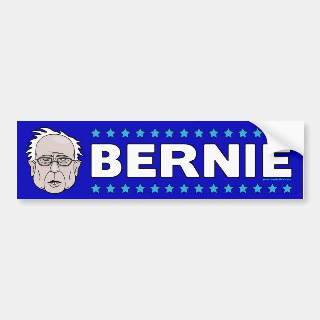 Autocollant De Voiture Ponceuses de Bernie pour le président (Devant)