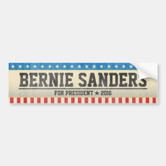 Autocollant De Voiture Ponceuses de Bernie pour le président 2016