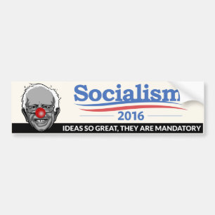 Autocollant De Voiture Ponceuses de Bernie - socialisme
