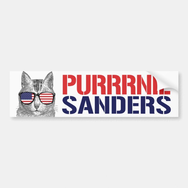 Autocollant De Voiture Ponceuses de Purrrnie - ponceuses de Bernie - .png (Devant)