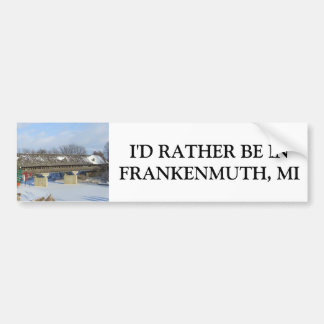 Autocollant De Voiture Pont couvert de Frankenmuth Michigan