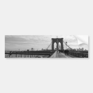 Autocollant De Voiture Pont de Brooklyn blanc noir - nr 1 de NY New York