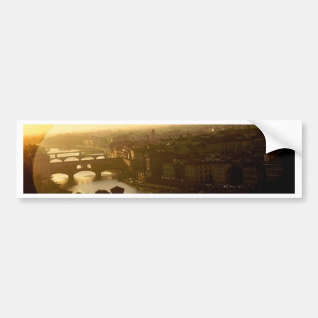 Autocollant De Voiture Ponts de Florence (Devant)